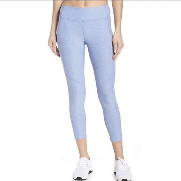 Outdoor Voices 7/8 Length Leggings Heathered Blue Purple Women’s Size Small - Picture 1 of 7